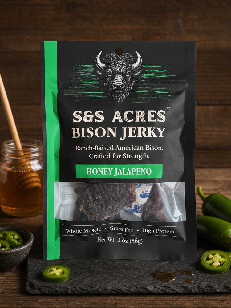 Tonka Bison Jerky &mdash; Honey Jalape&ntilde;o