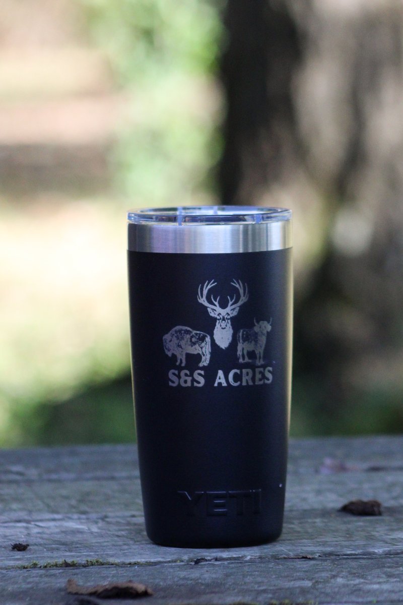 S&S Acres Logo Tumbler